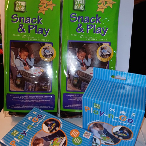 2 sets with Snack & Play& Play-n-Go for 2 kiddies - Picture 1 of 7